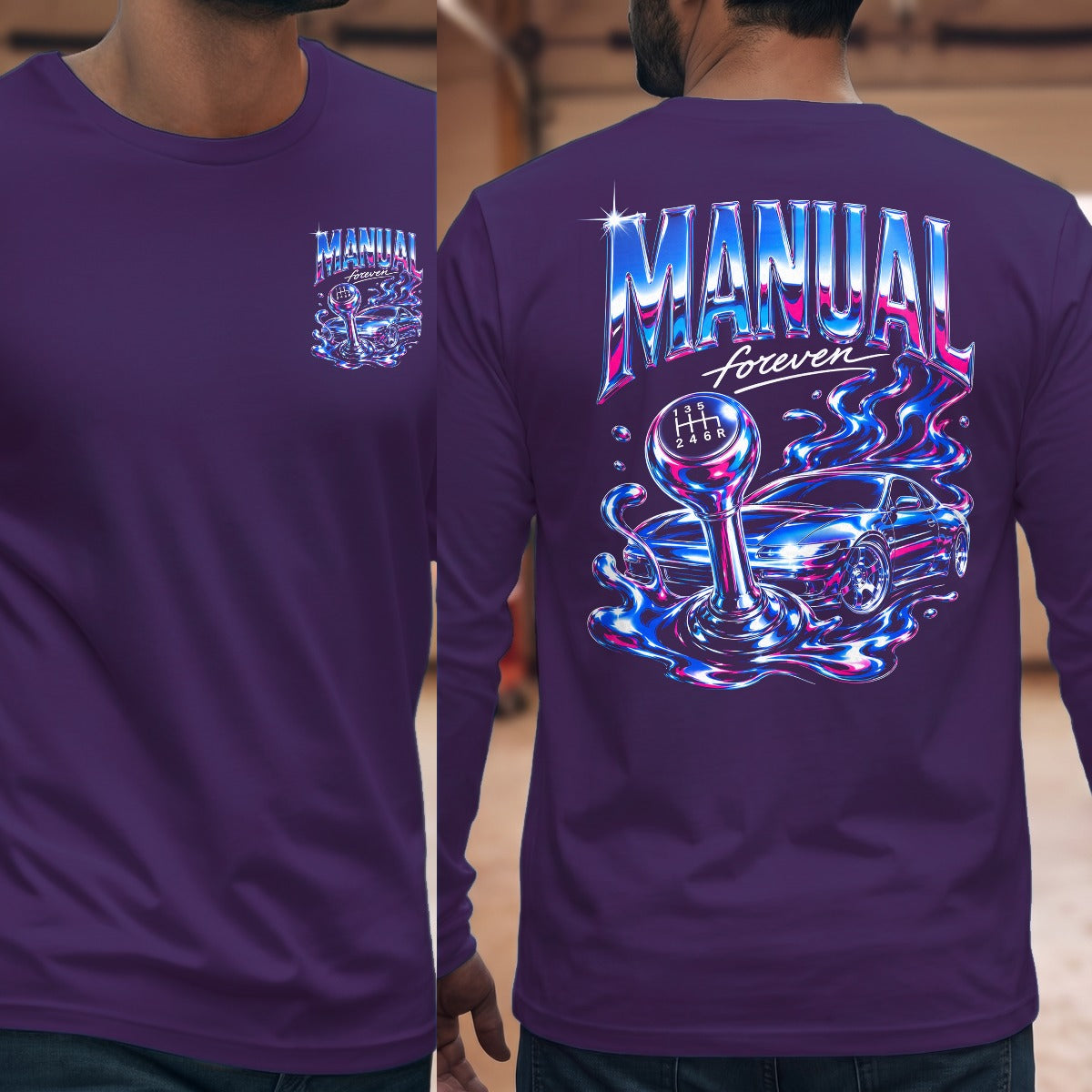 Purple | Front & Back