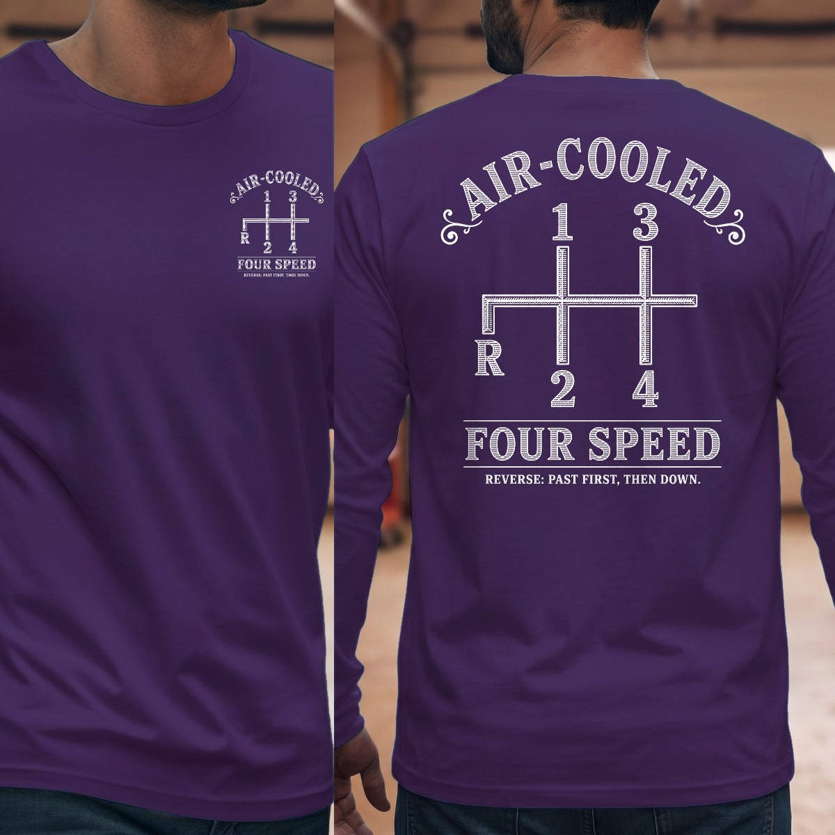 Purple | Front & Back