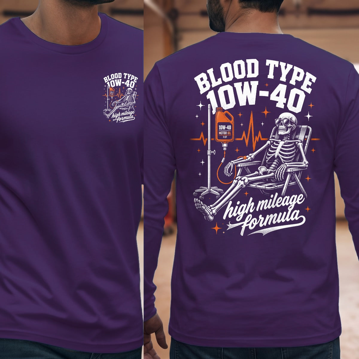 Purple | Front & Back