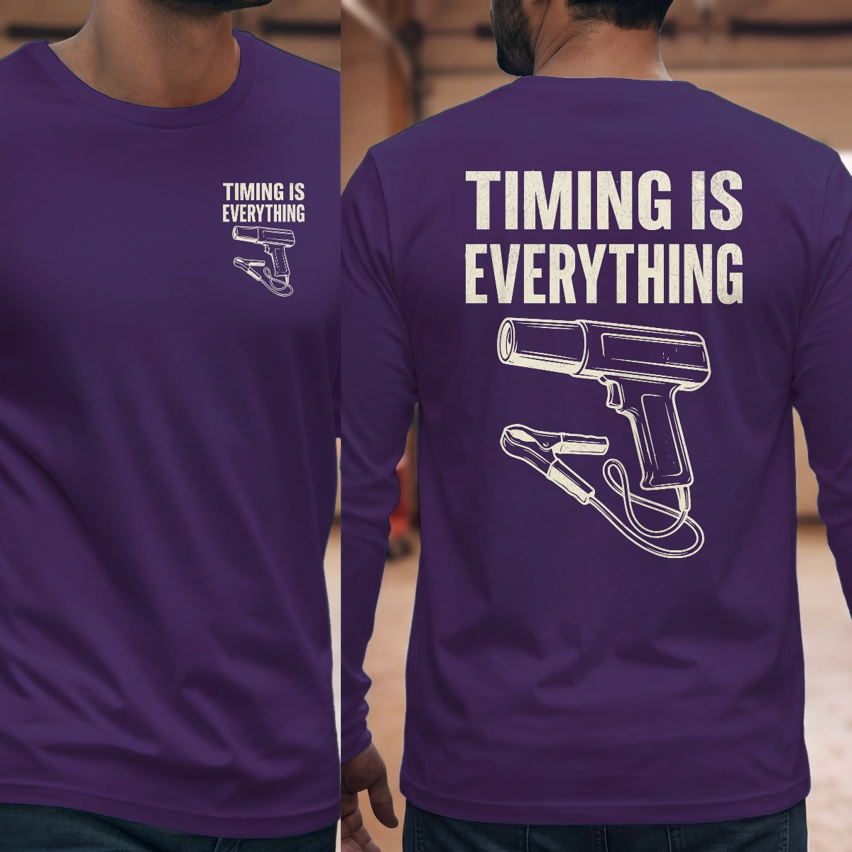 Purple | Left Chest + Back