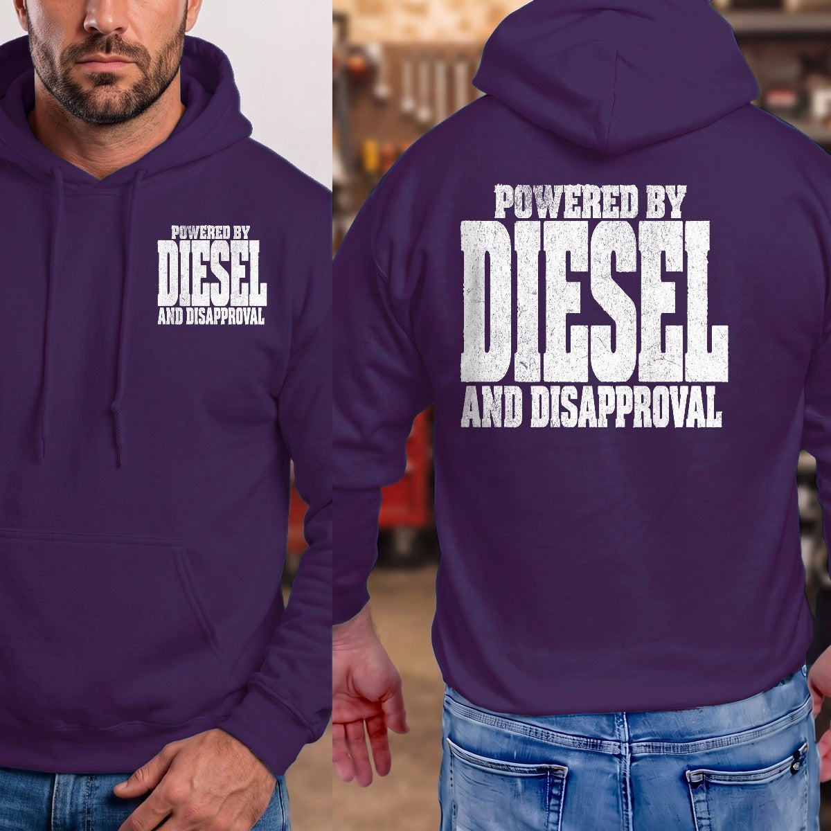 Purple | Front & Back