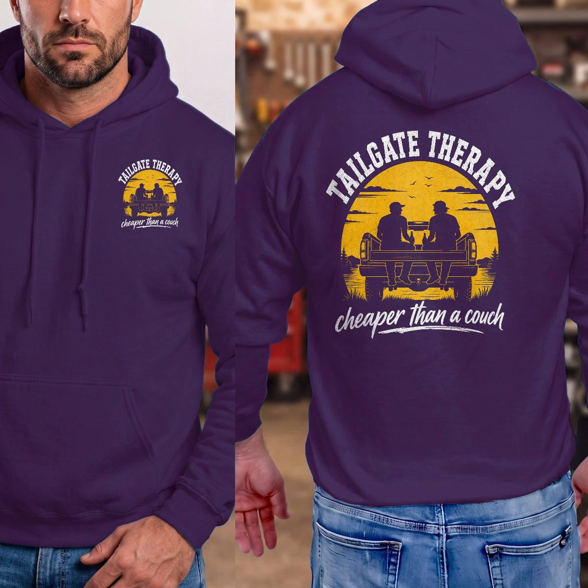 Purple | Front & Back