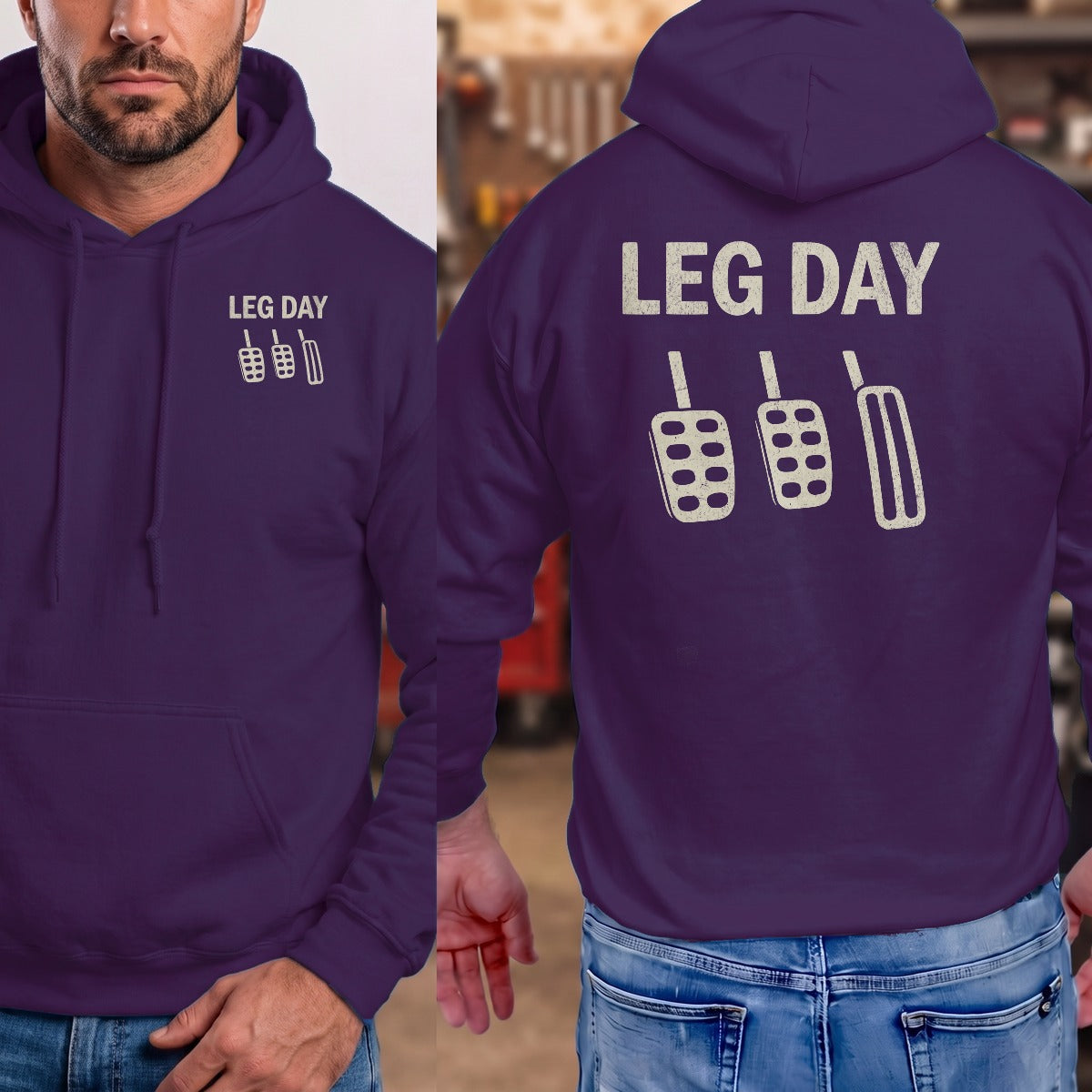 Purple | Front & Back