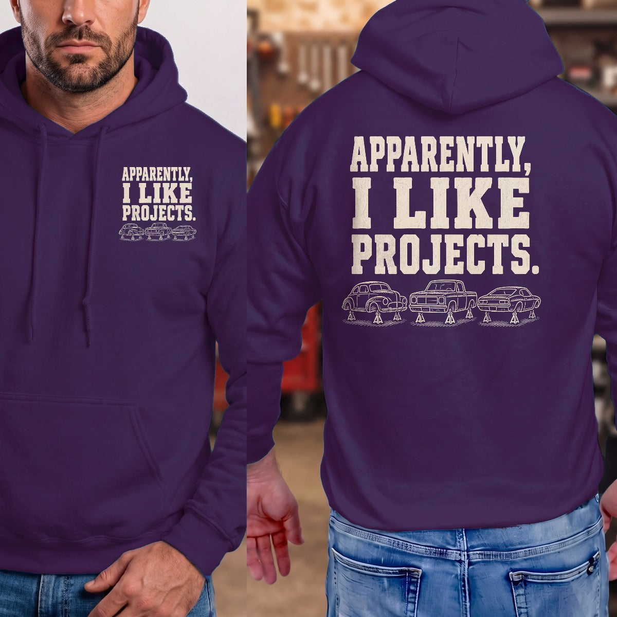 Purple | Front & Back