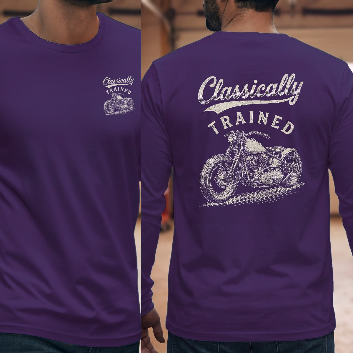 Purple | Front & Back