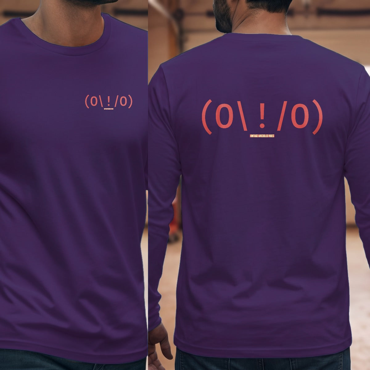 Purple | Left Chest + Back