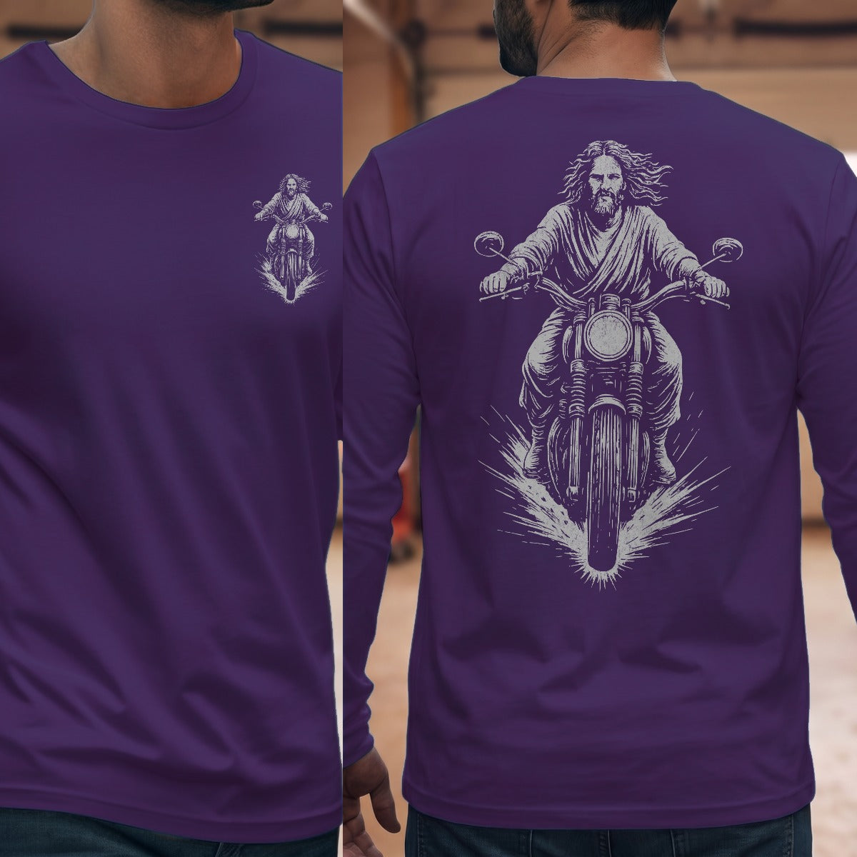 Purple | Front & Back