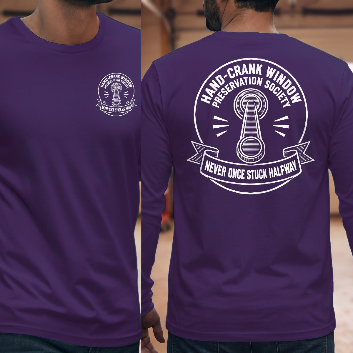 Purple | Front & Back