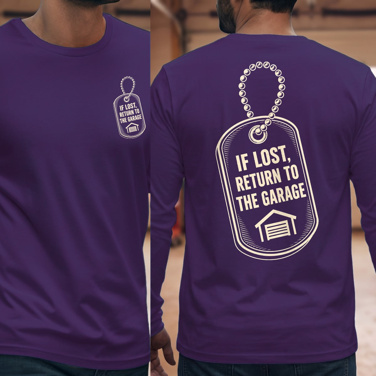Purple | Front & Back