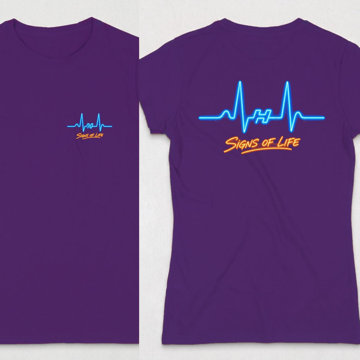 Purple | Left Chest + Back