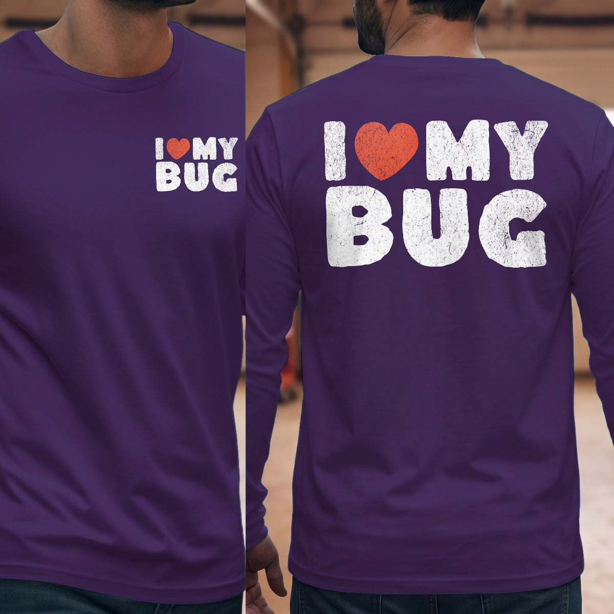 Purple | Front & Back