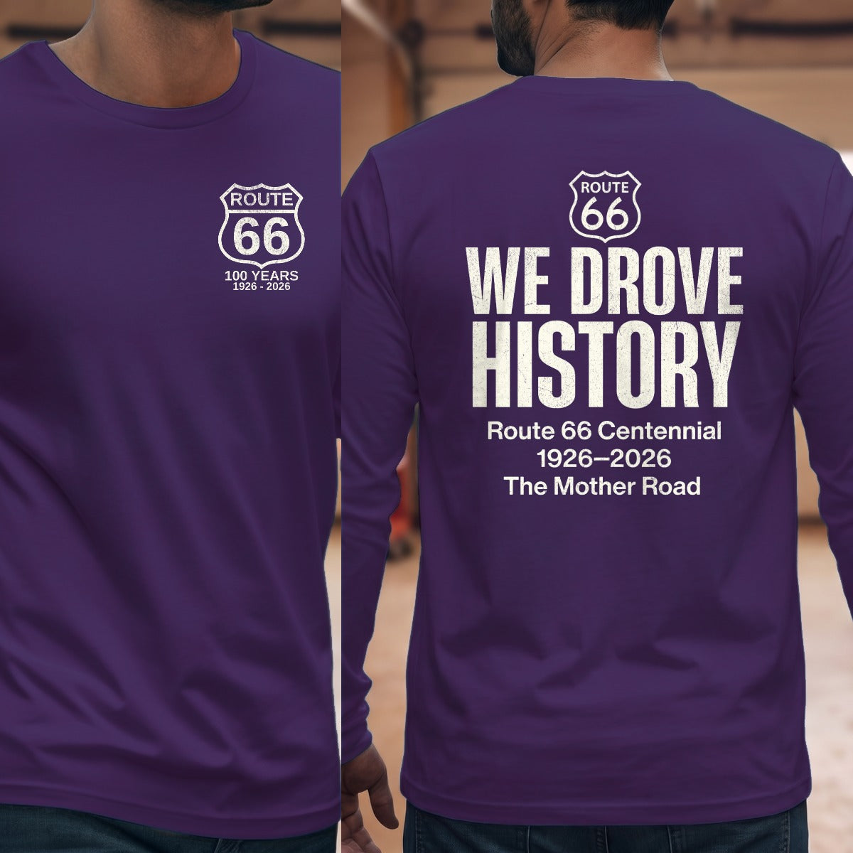 Purple | Left Chest + Back