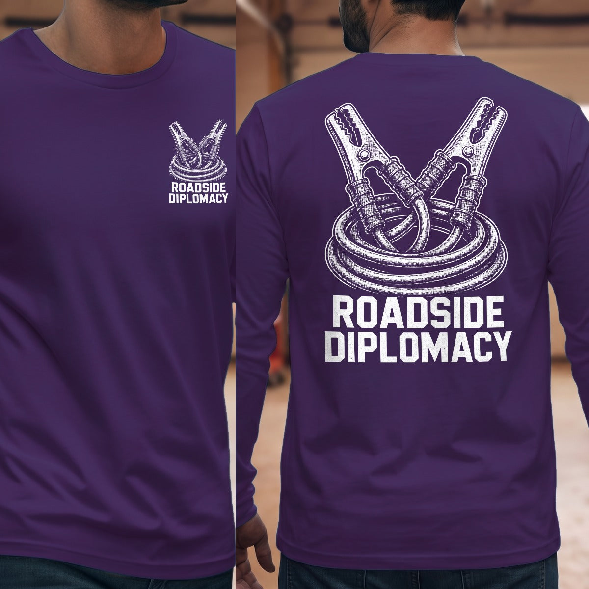 Purple | Front & Back