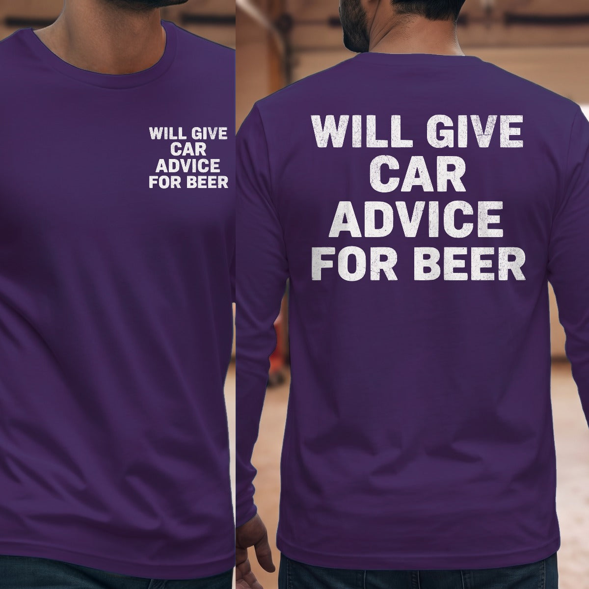 Purple | Front & Back