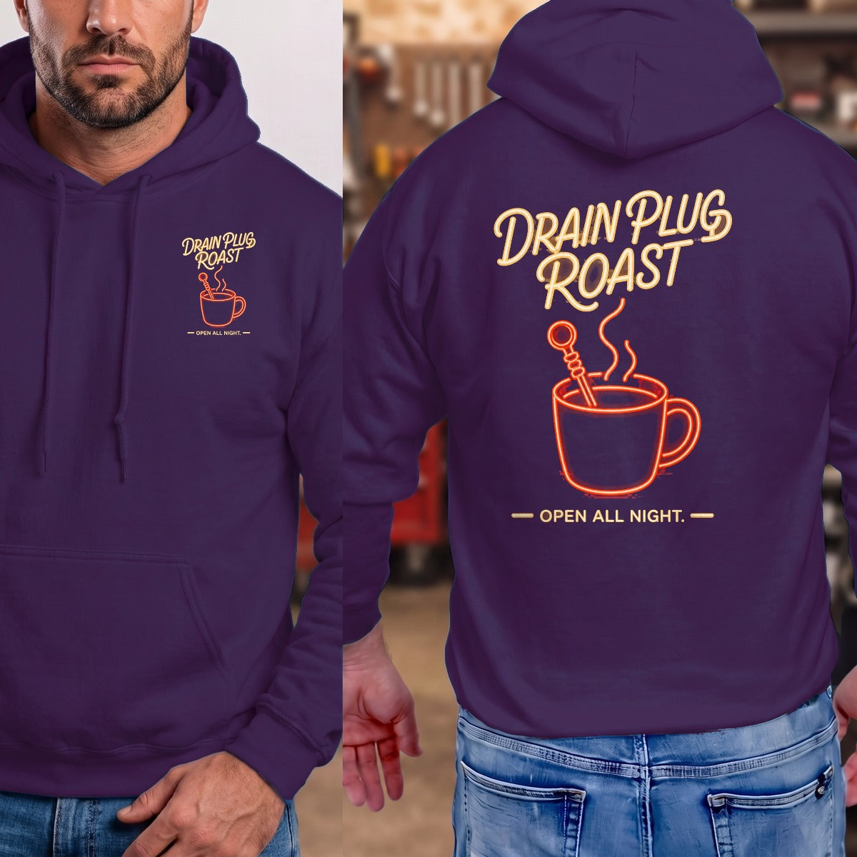 Purple | Front & Back