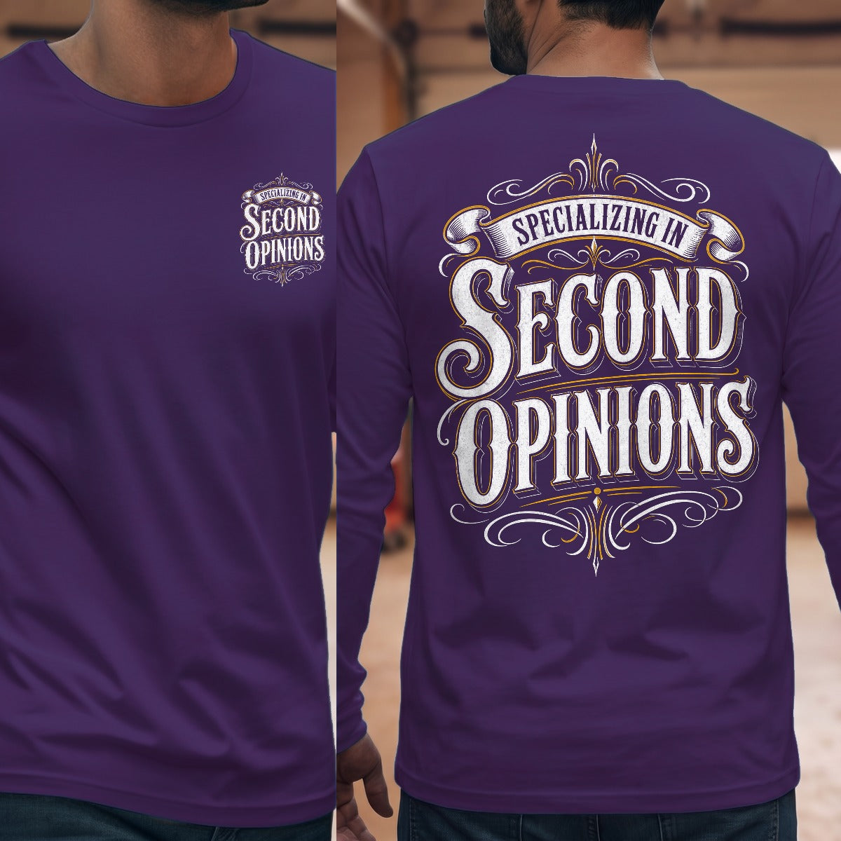 Purple | Front & Back
