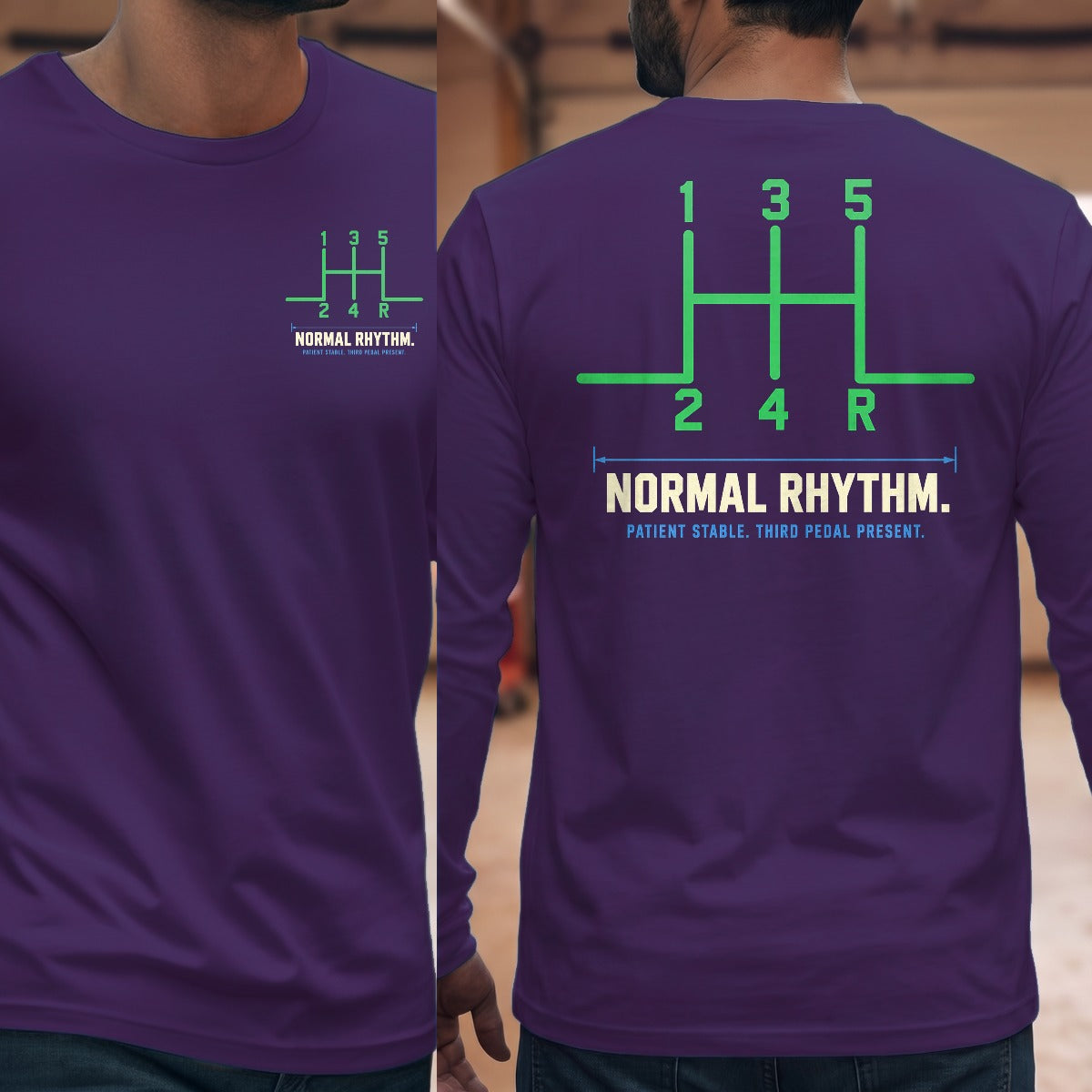 Purple | Front & Back