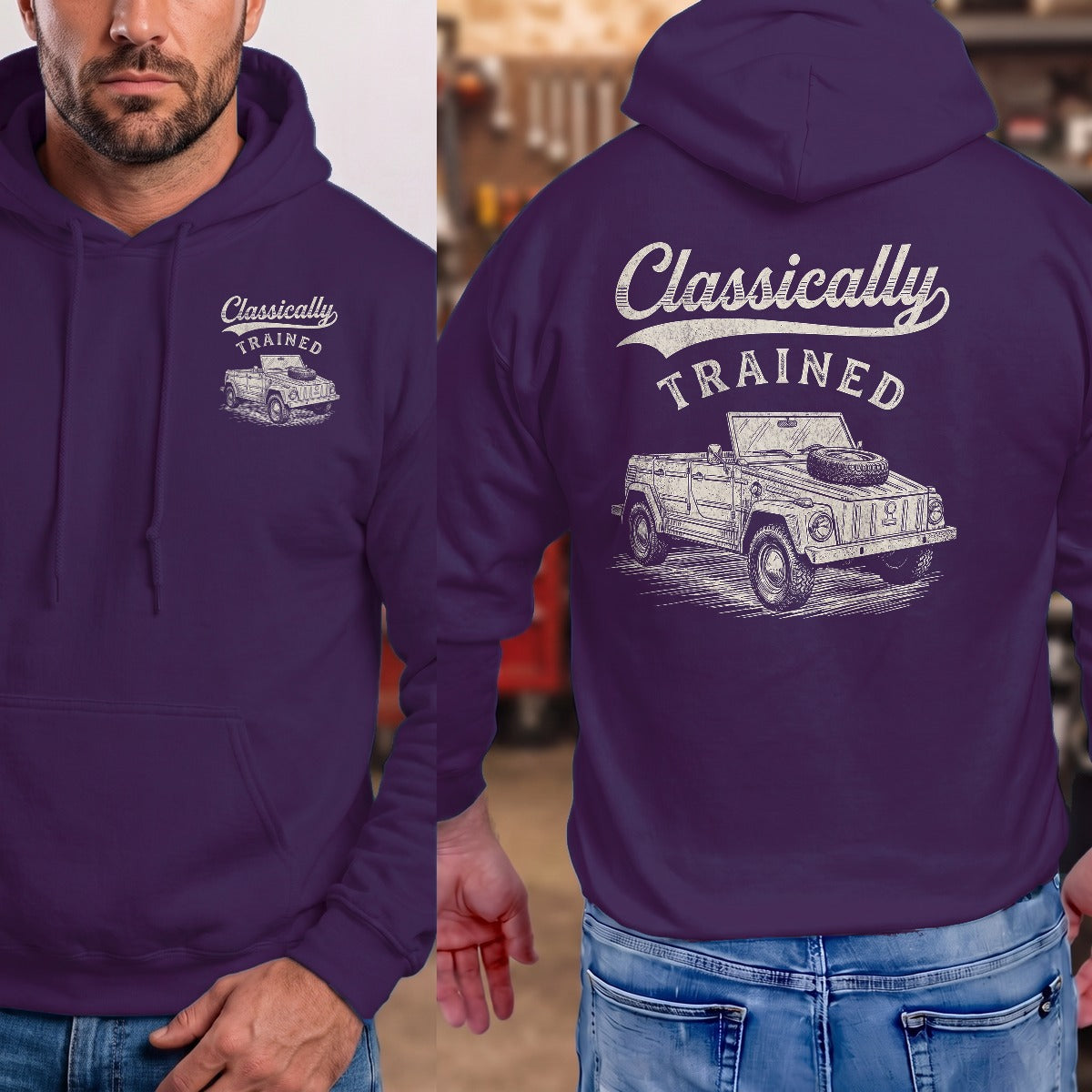 Purple | Front & Back