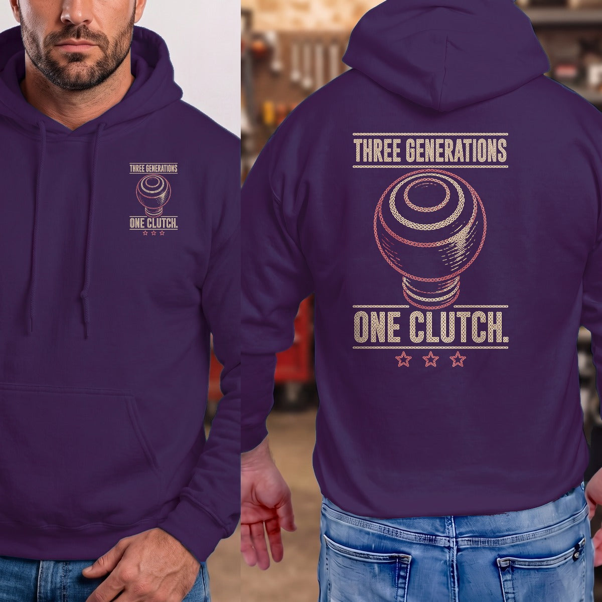 Purple | Front & Back
