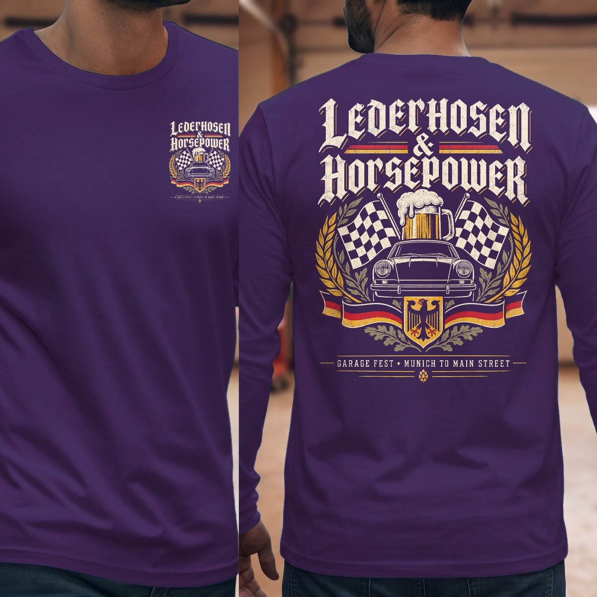 Purple | Front & Back