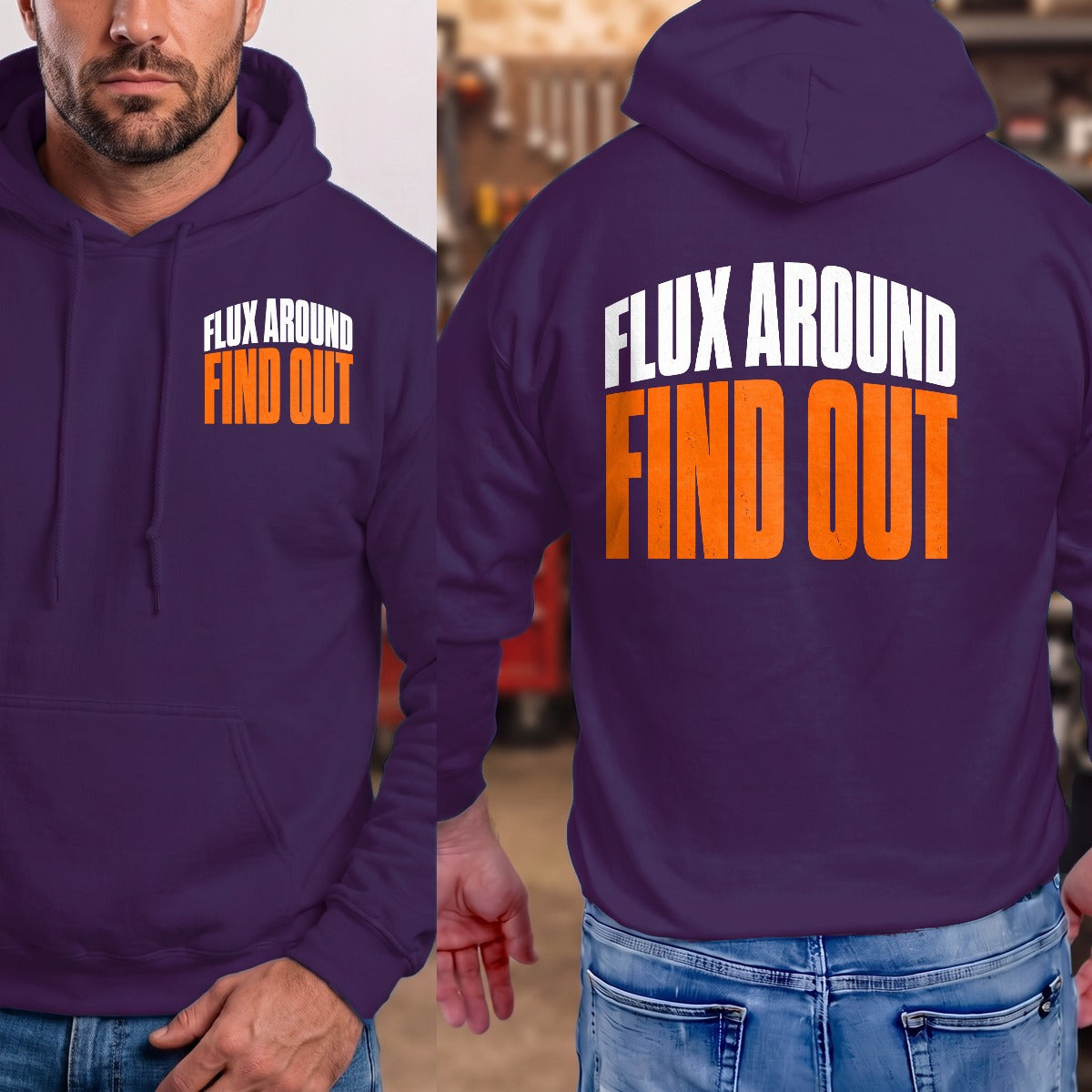 Purple | Front & Back