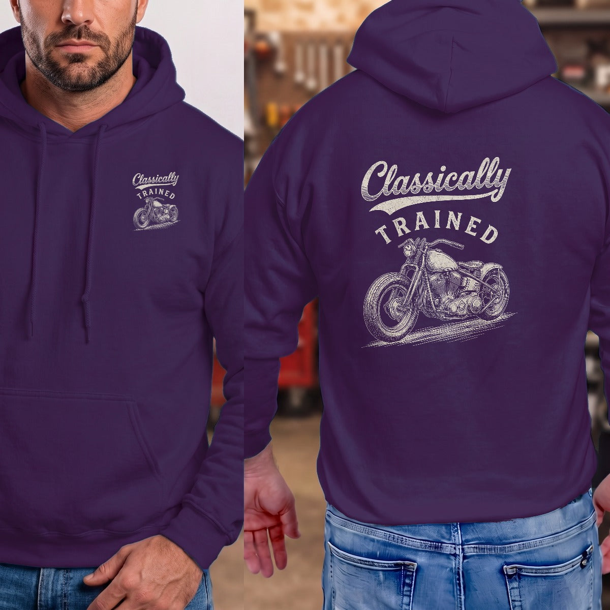Purple | Front & Back