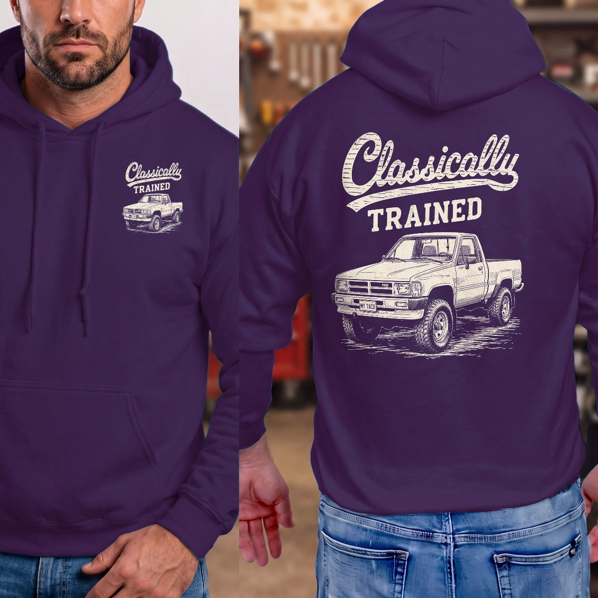 Purple | Front & Back