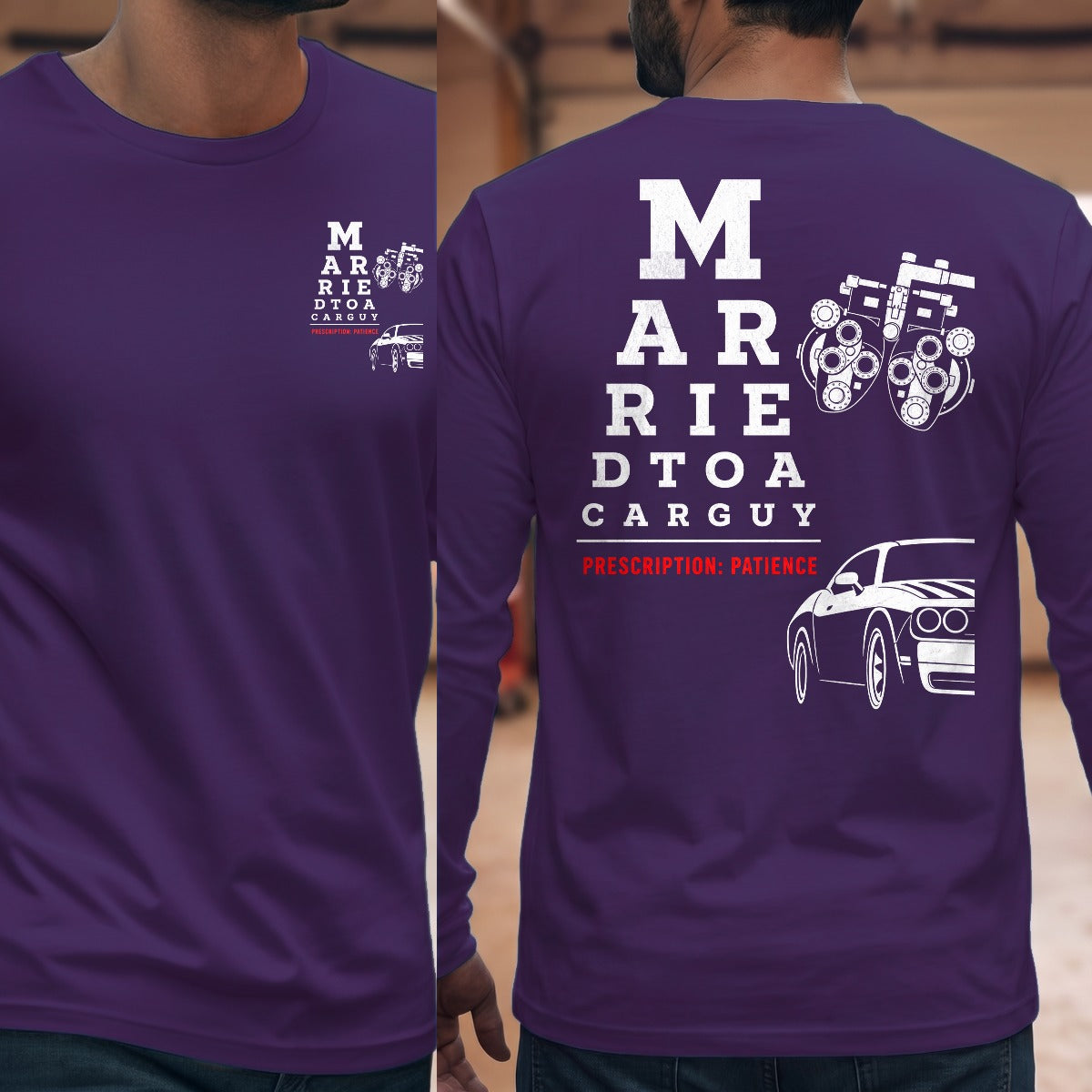 Purple | Front & Back