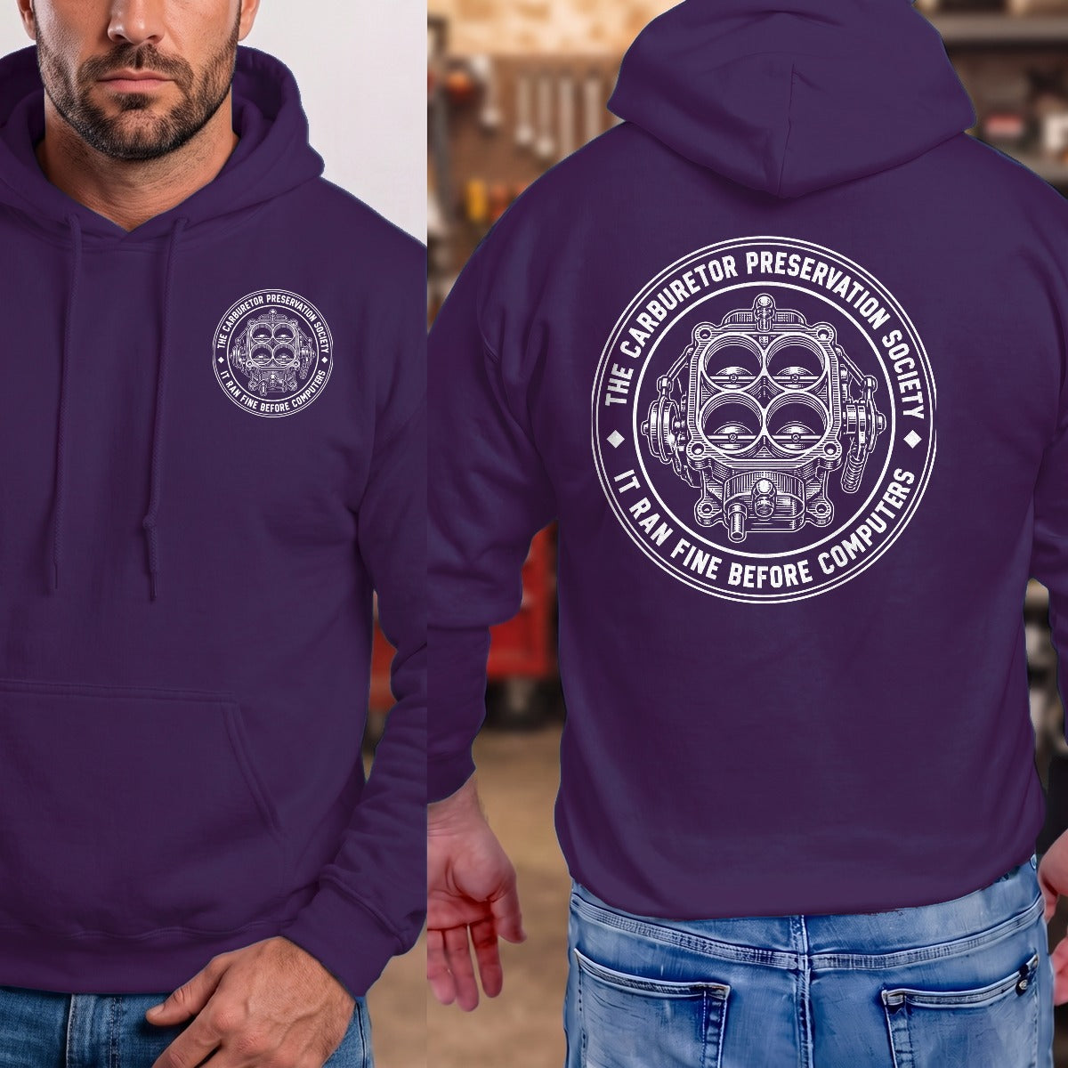 Purple | Front & Back