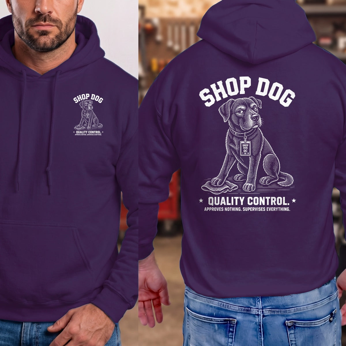 Purple | Front & Back