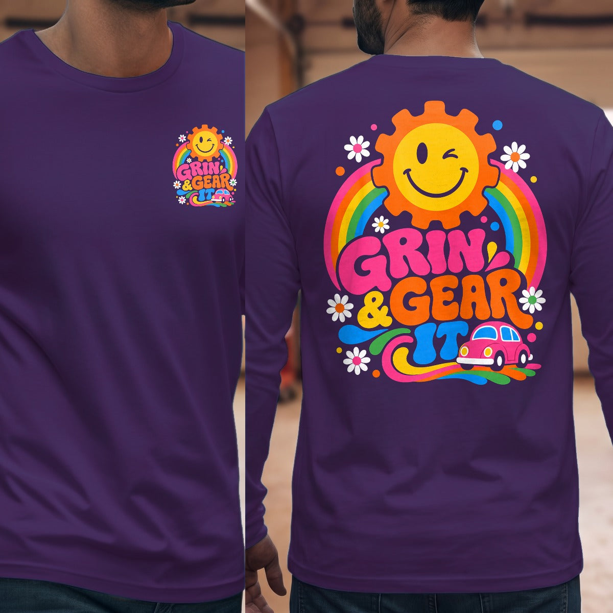 Purple | Front & Back