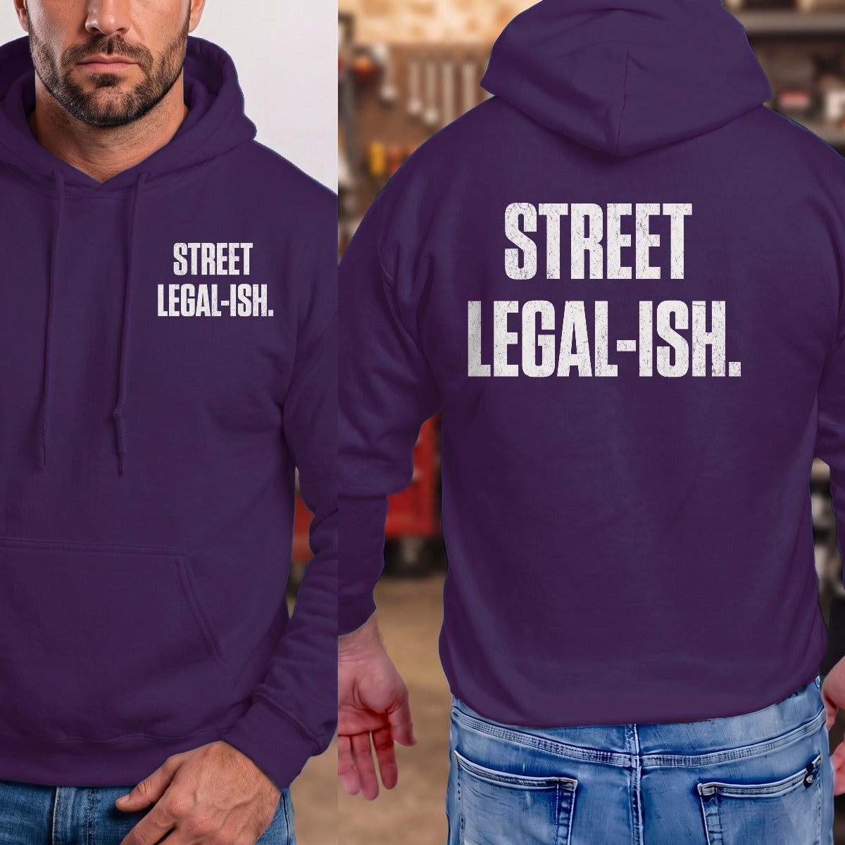 Purple | Front & Back