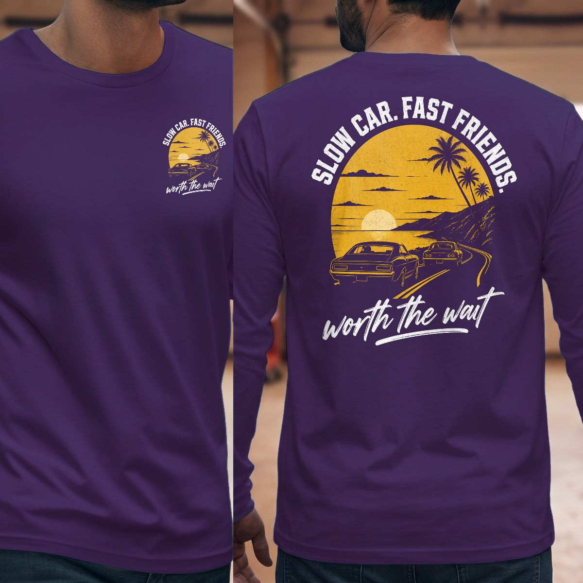 Purple | Front & Back