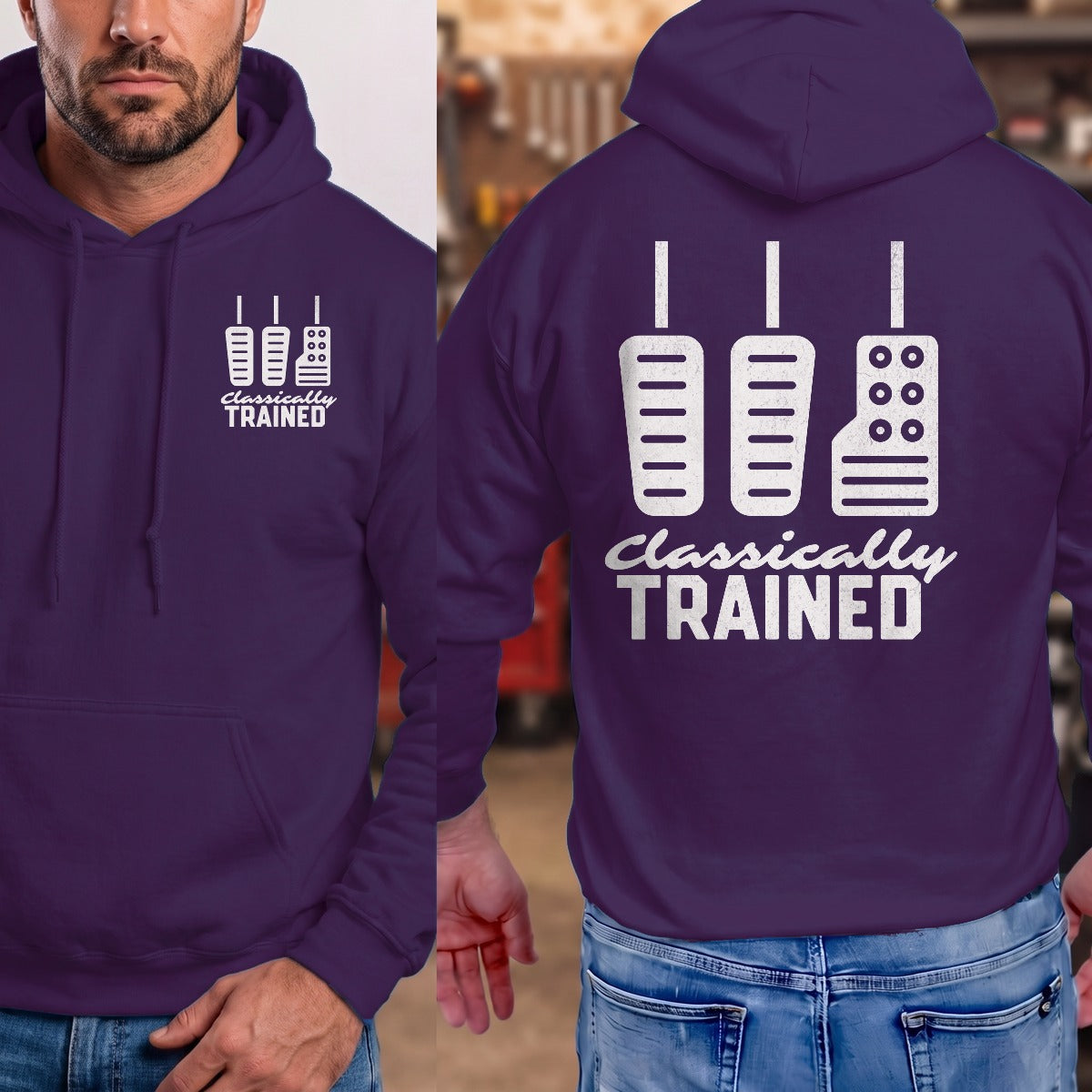 Purple | Left Chest + Back