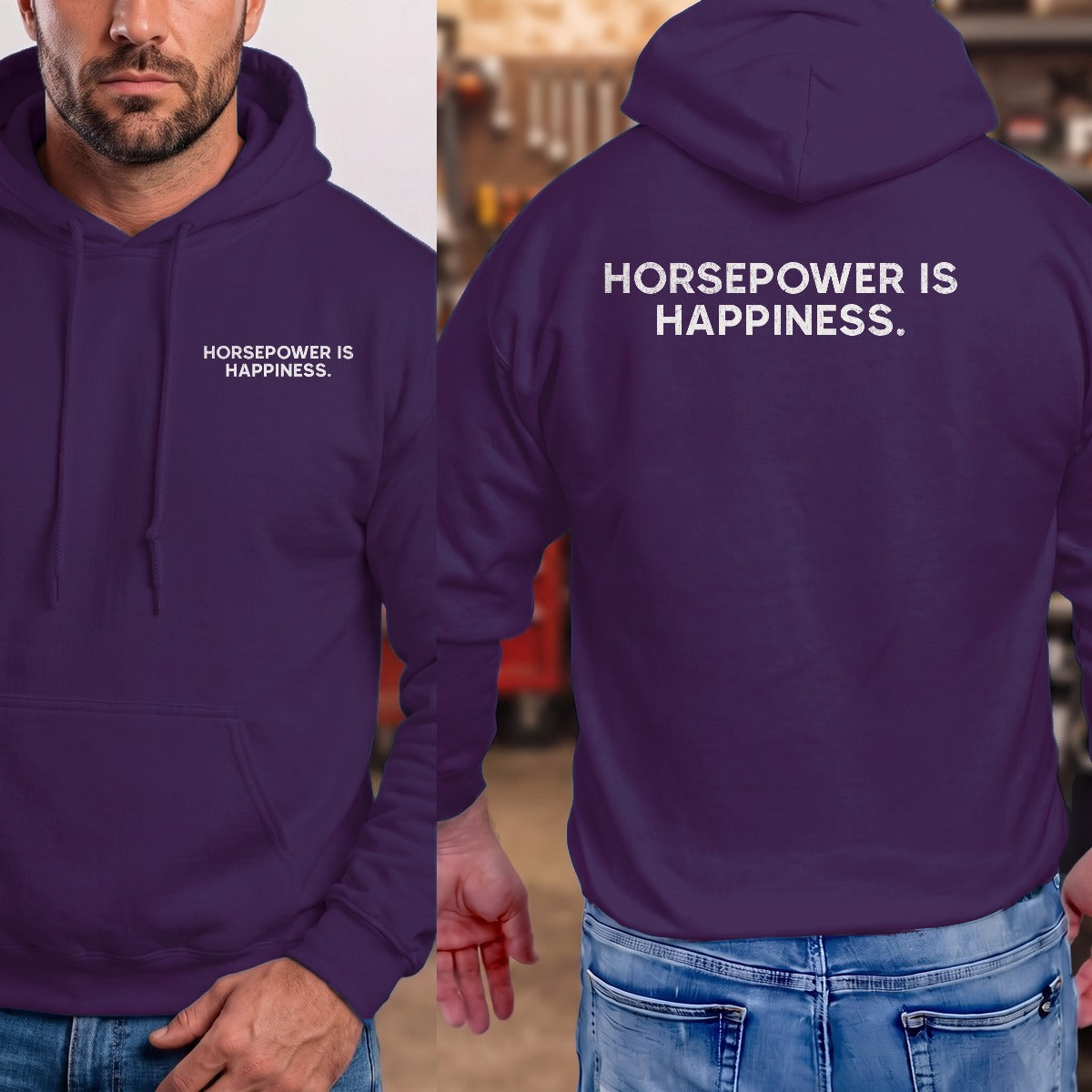 Purple | Front & Back