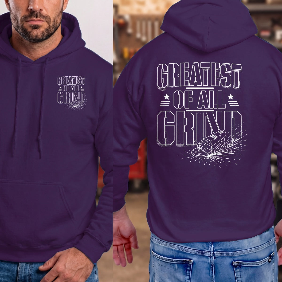 Purple | Front & Back