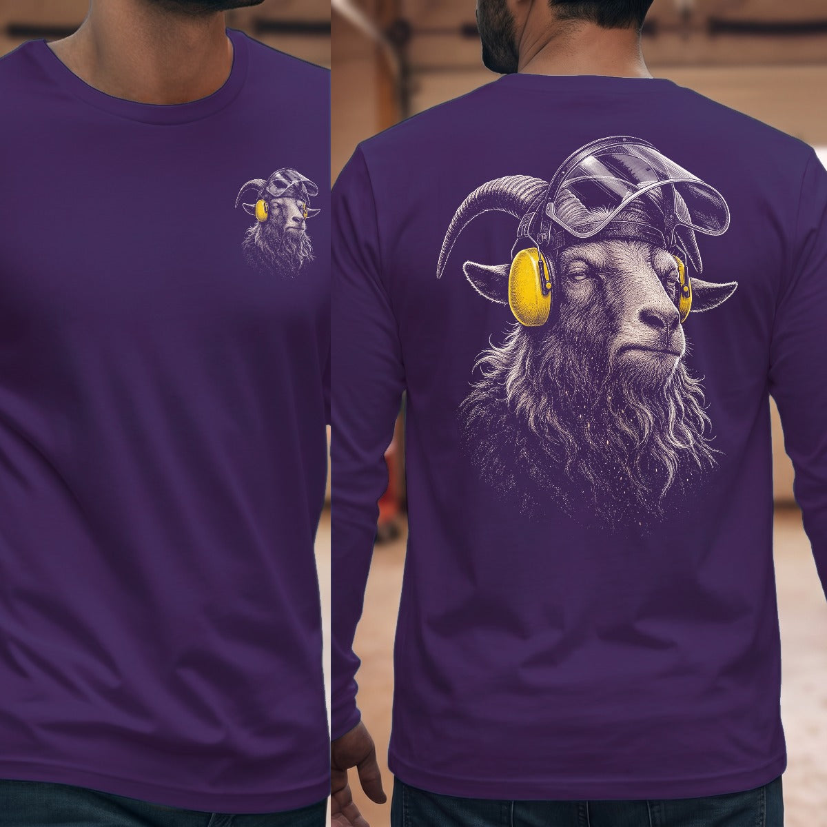 Purple | Front & Back
