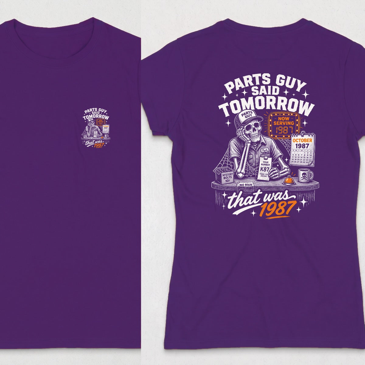 Purple | Front & Back