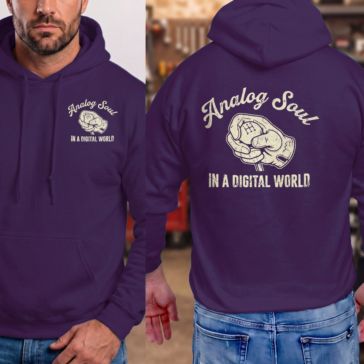 Purple | Front & Back