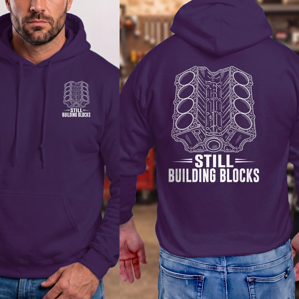 Purple | Front & Back