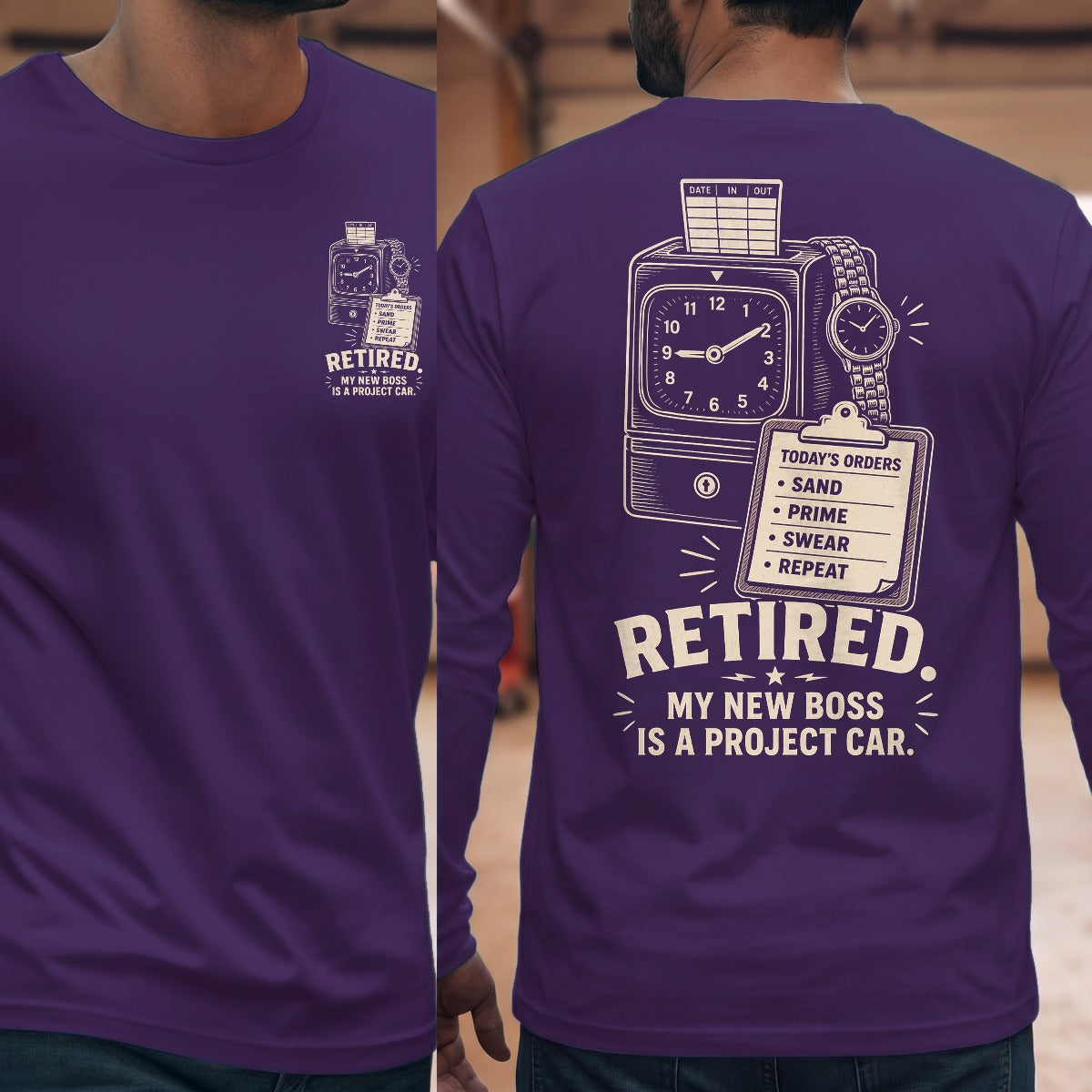Purple | Front & Back