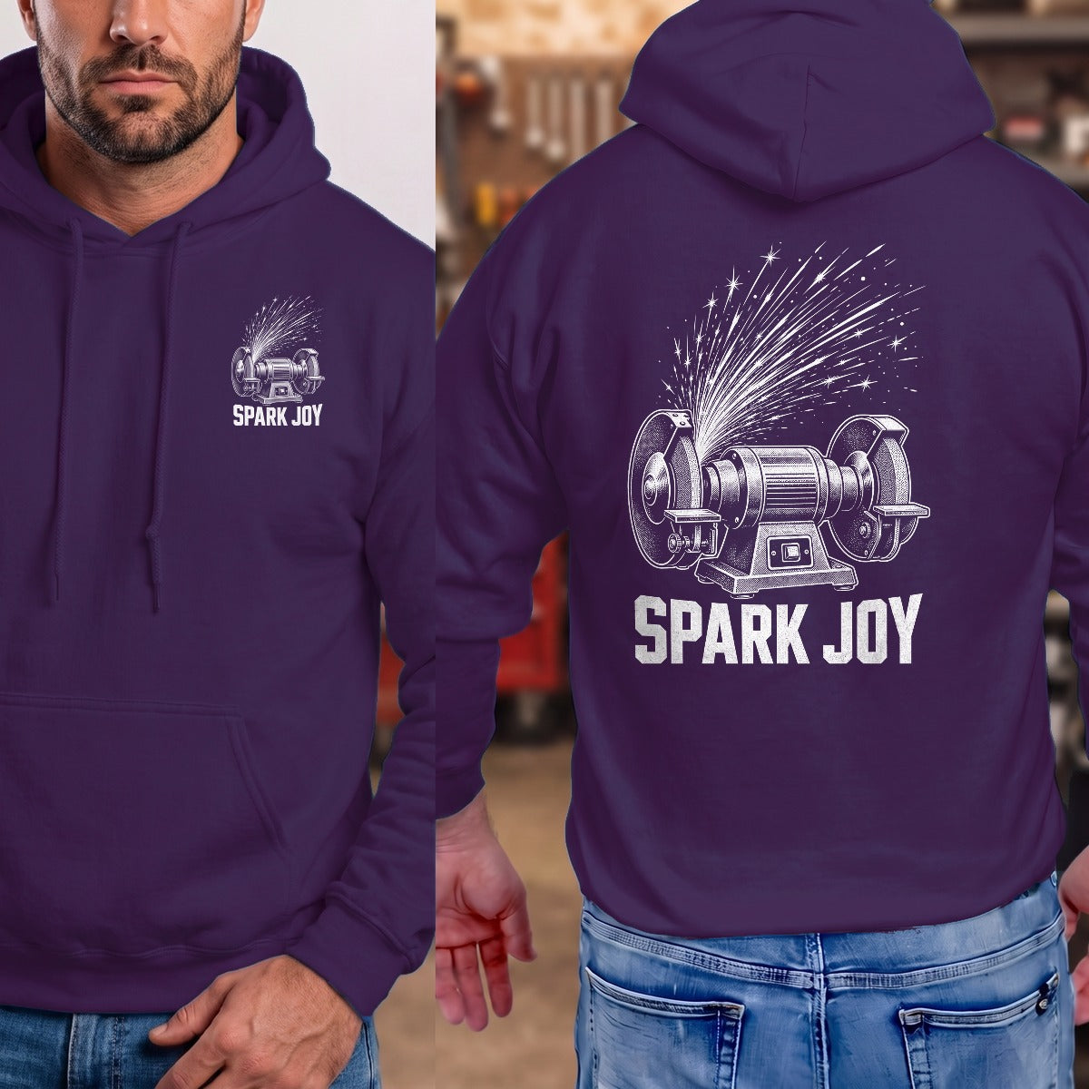 Purple | Front & Back