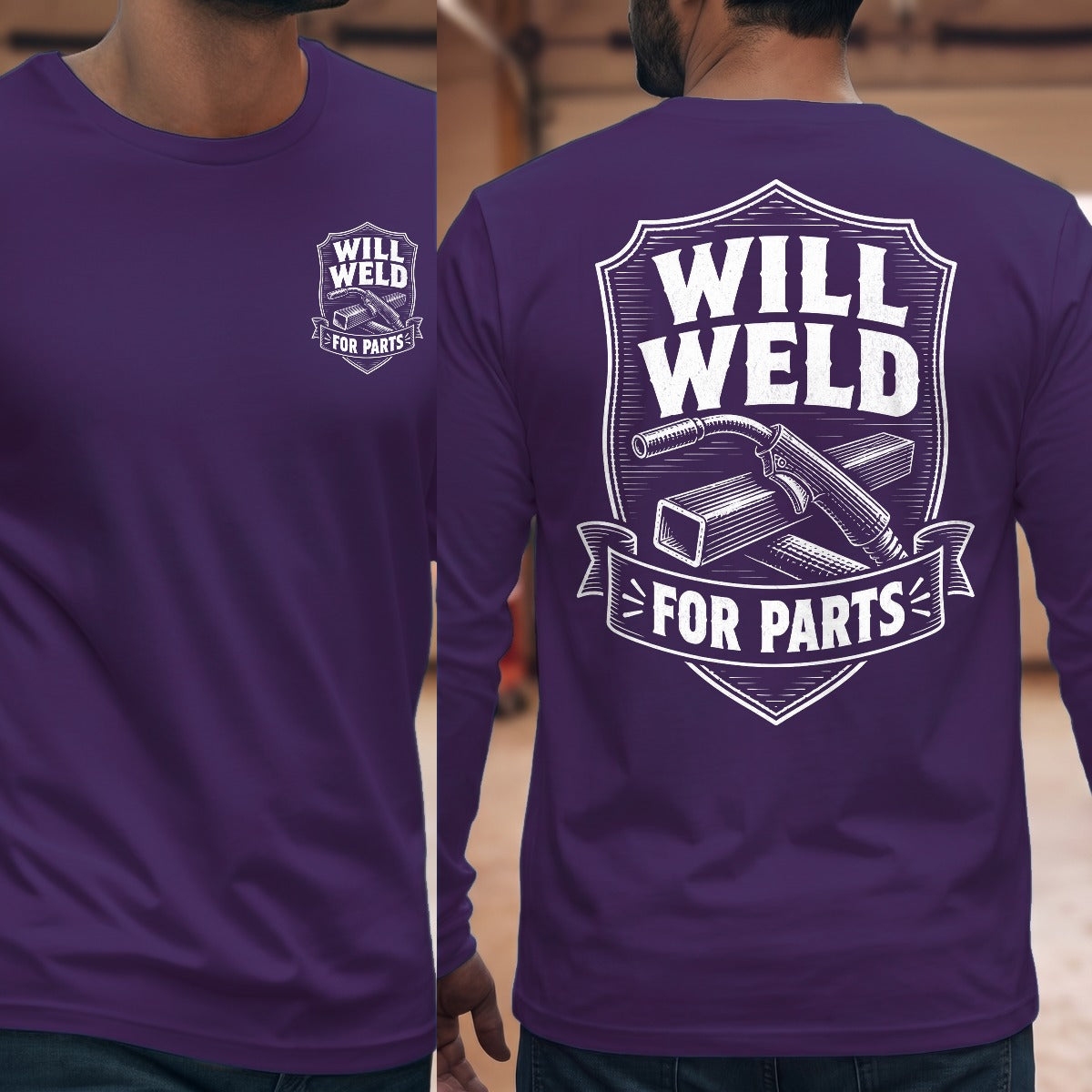 Purple | Front & Back