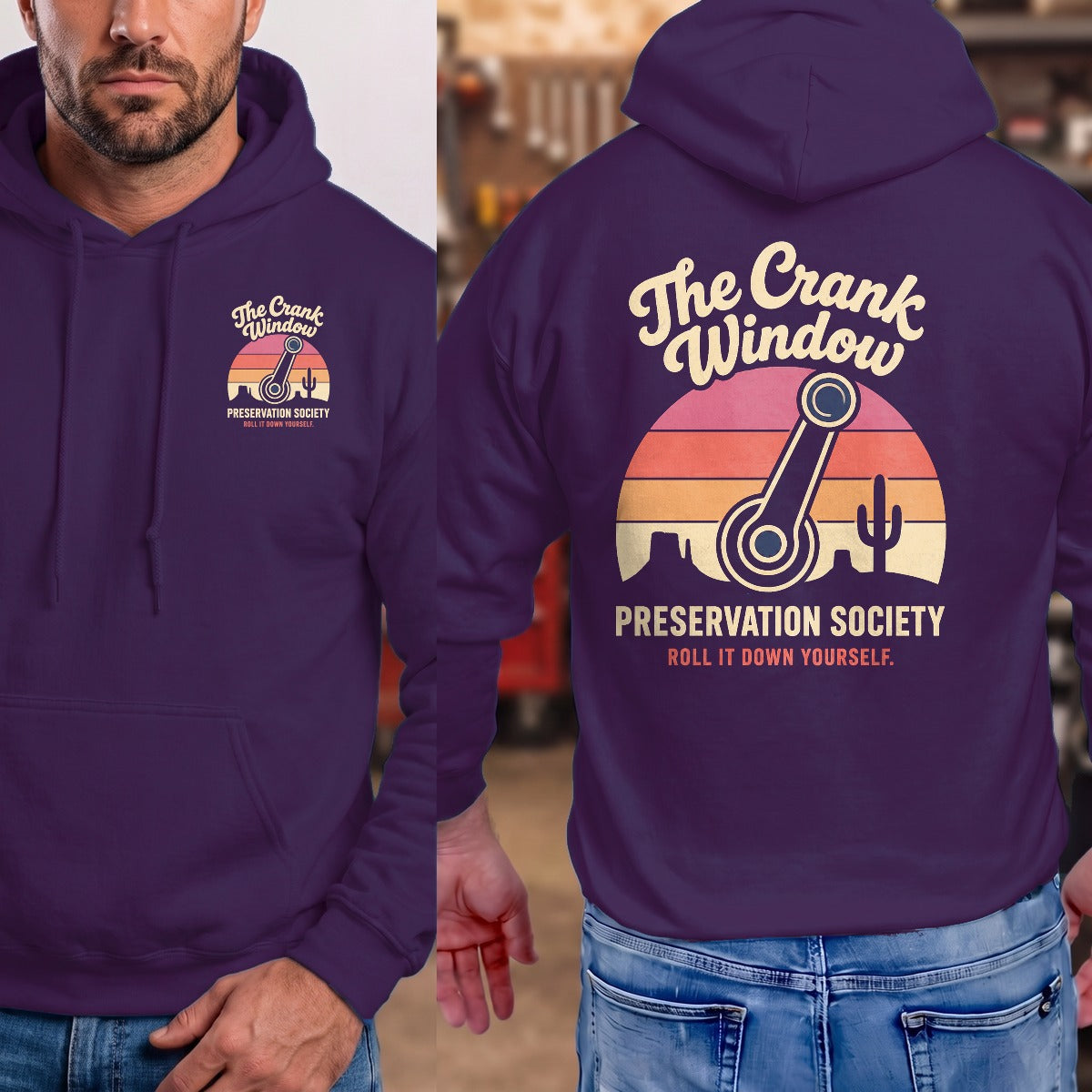Purple | Front & Back