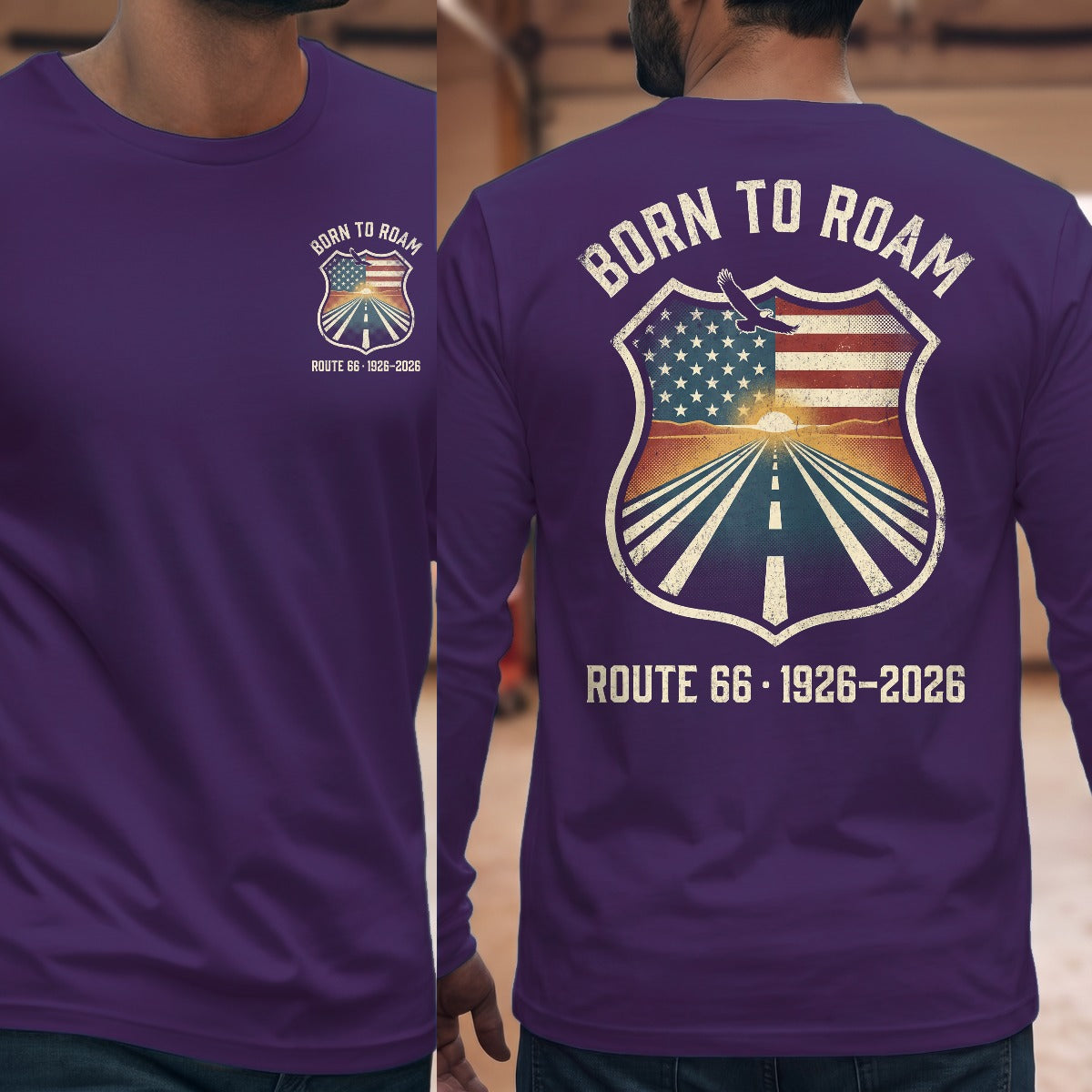 Purple | Front & Back