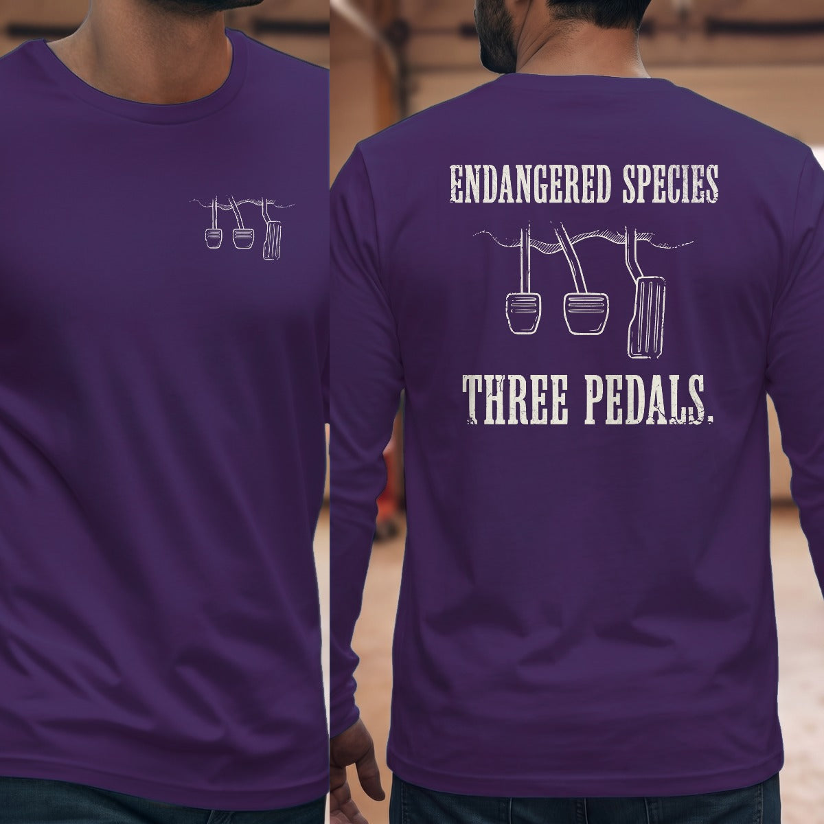 Purple | Left Chest + Back