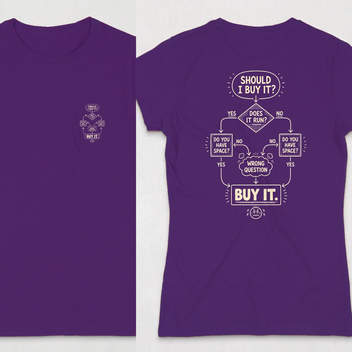 Purple | Front & Back