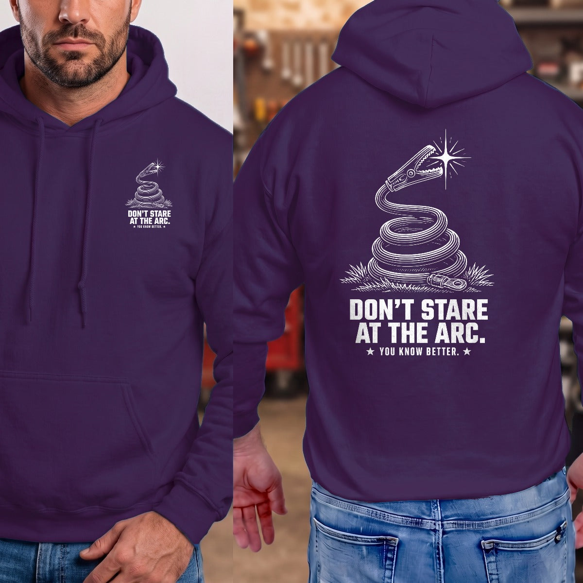 Purple | Front & Back