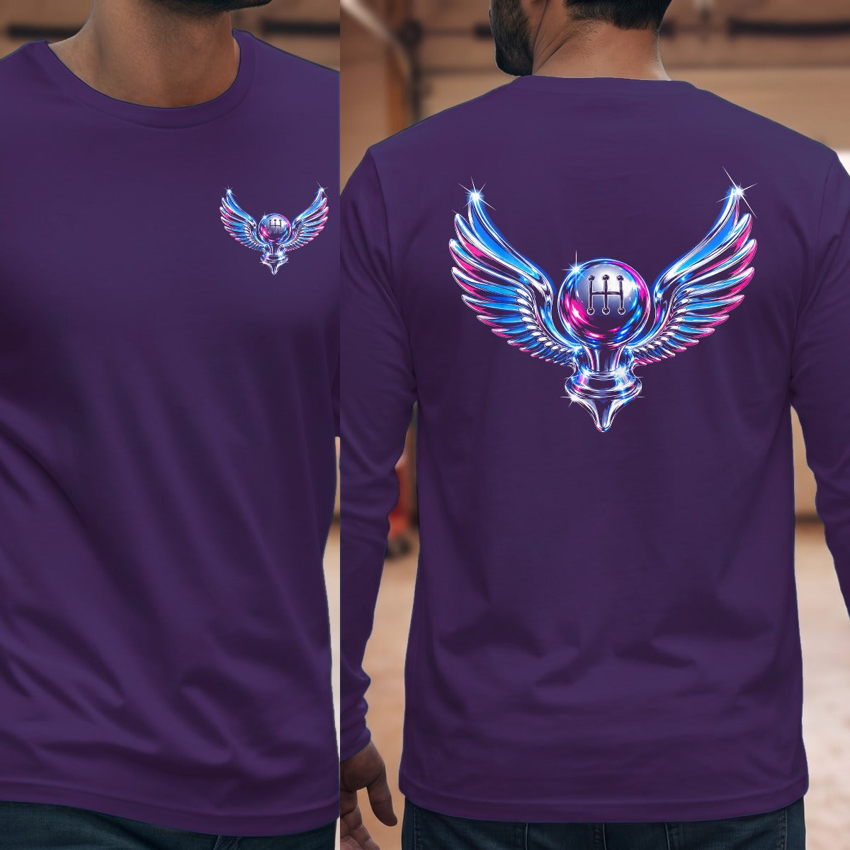 Purple | Front & Back