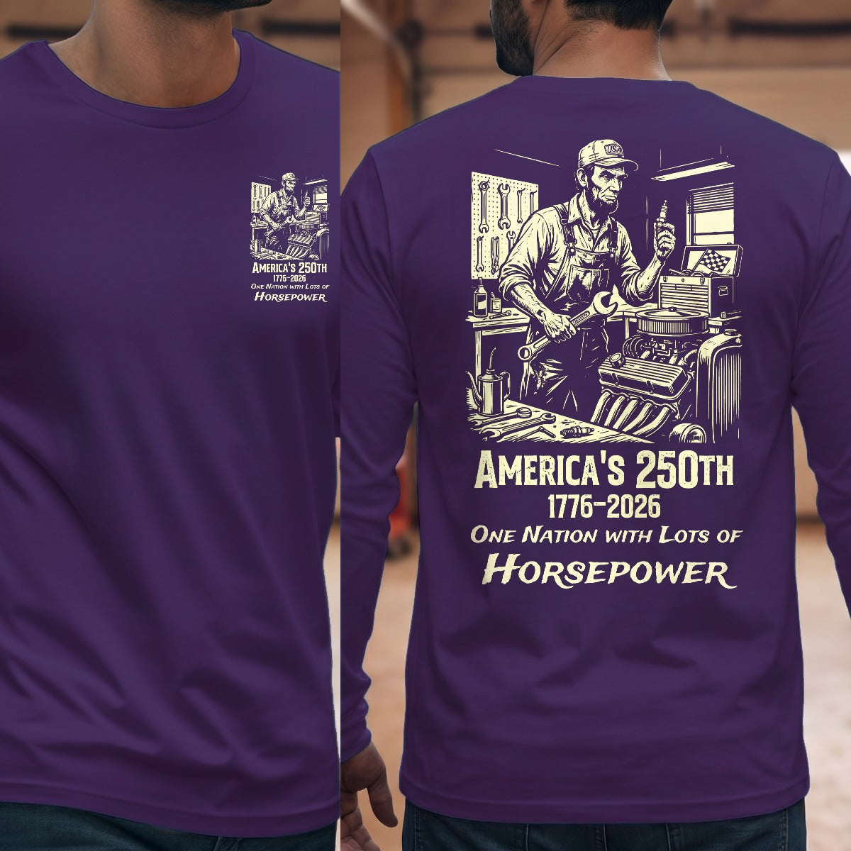 Purple | Front & Back